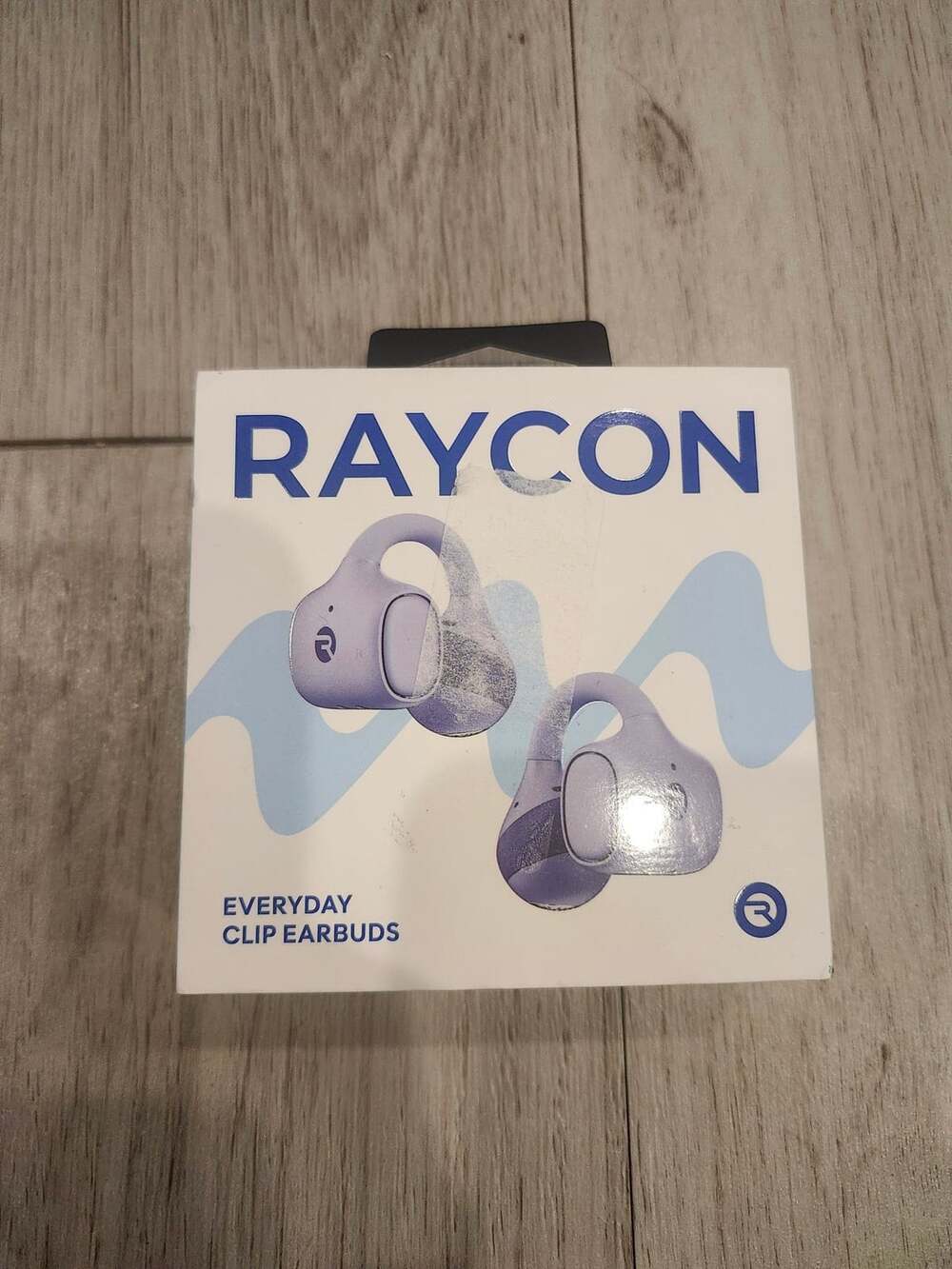 Raycon Everyday Clip Earbuds Wireless Bluetooth Headphones Purple